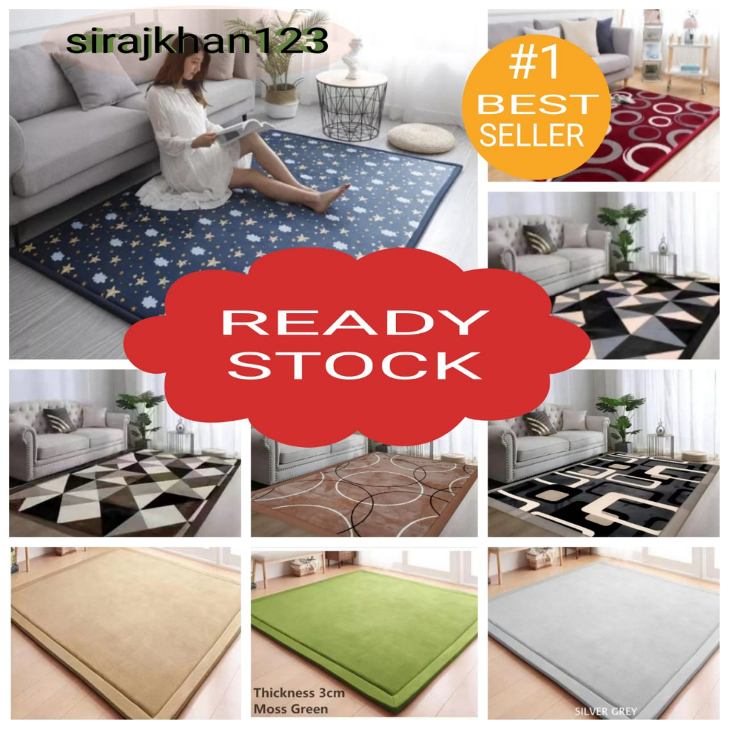 M 90X120 CM/ {010} Karpet Tatami Tebbal Original Japanese Carpet High