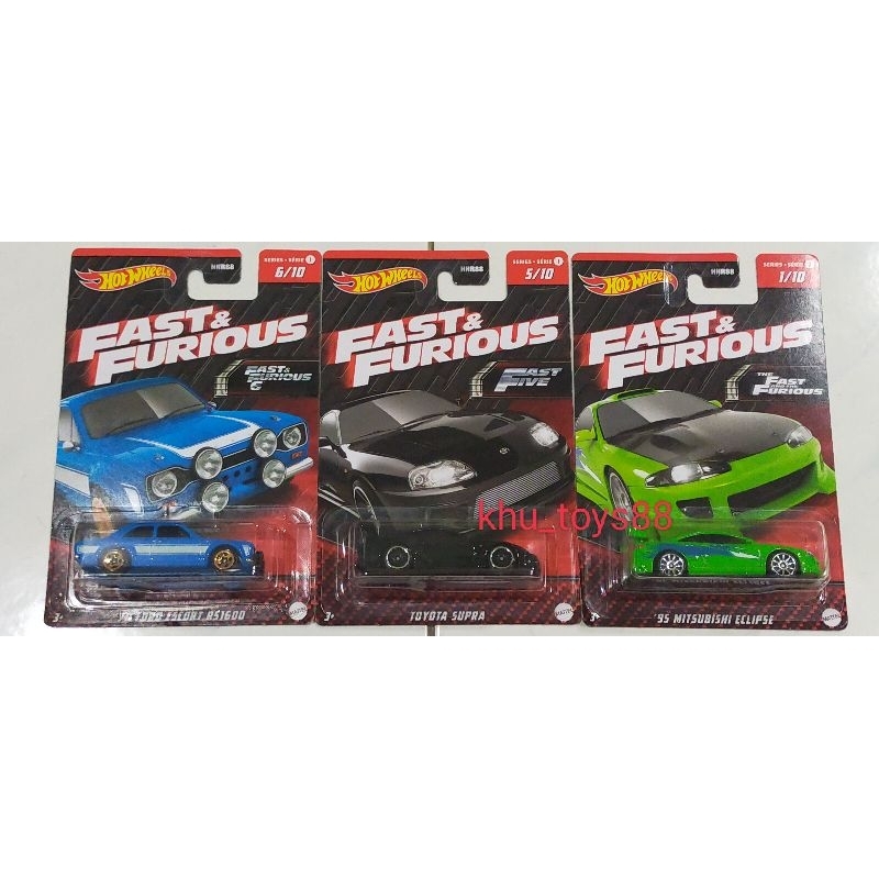 HOT WHEELS TOYOTA SUPRA MK4 / HOT WHEELS MITSUBISHI / HOT WHEELS FORD ...