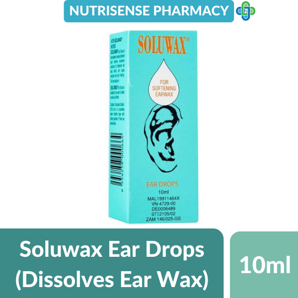 Soluwax Ear Drops 10ml (Dissolves and Clean Ear Wax) Shopee Malaysia