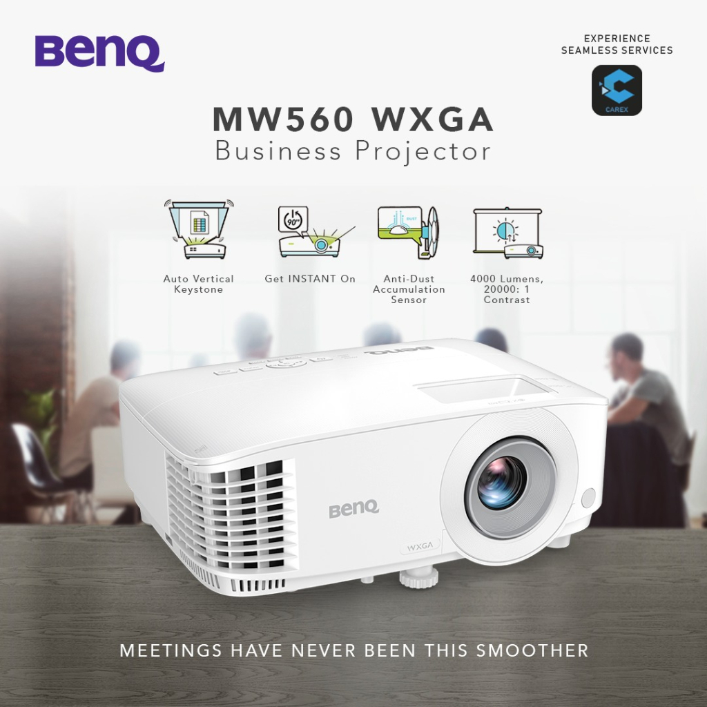 BenQ MW560 WXGA Business Projector # | Shopee Malaysia