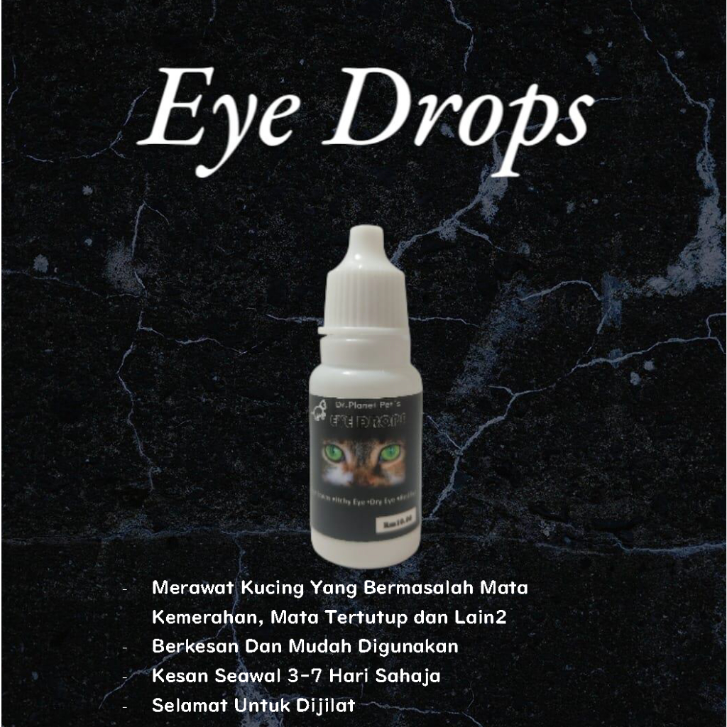 (ORIGINAL) Ubat Sakit Mata Kucing KITTEN Dog eyes drop 10ml | Shopee ...