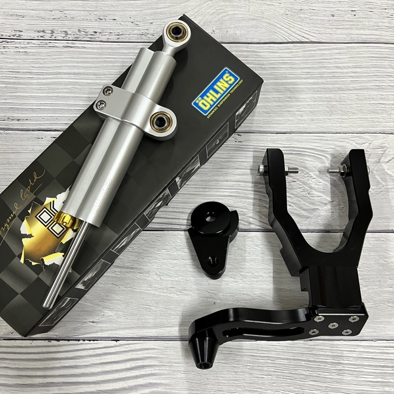 Yamaha RXZ Damper Bracket Siap OHLINS Steering Damper Just Plug n Play ...