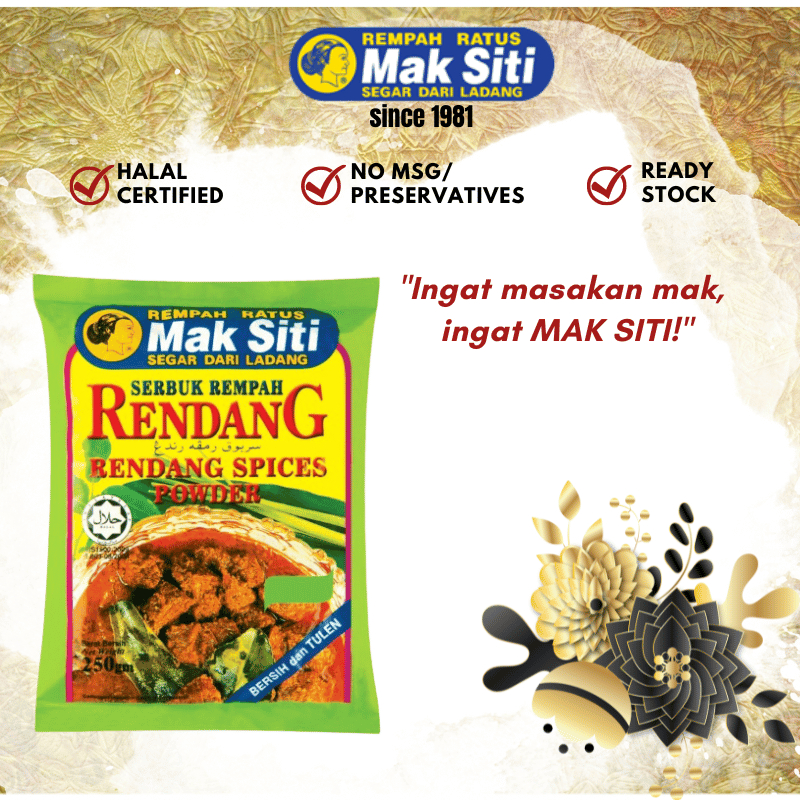 Rempah Ratus Mak Siti Rempah Rendang Shopee Malaysia