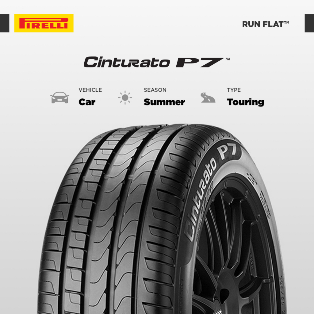 225/50R17 94W Run Flat (MOE) PIRELLI CINTURATO™ P7™ | Shopee Malaysia