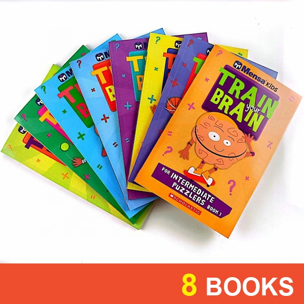 Ready Stock] Mensa Kids Train Your Brain (8 Books) | Shopee Malaysia