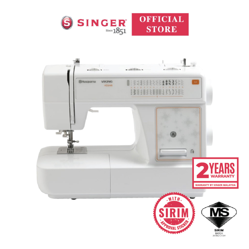 Singer E20 Husqvarna Viking HCLASS Sewing Machine Shopee Malaysia