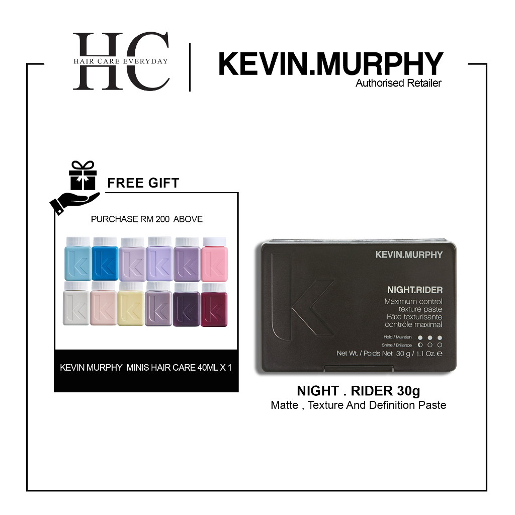Kevin Murphy Night Rider 30g ( Matte , Texture And Paste ) | Shopee ...