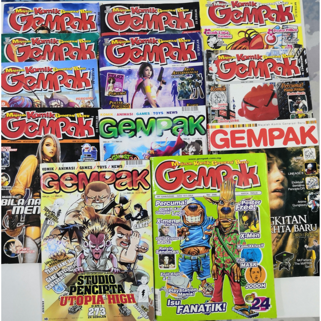 Majalah Gempak & Ujang Lama | Shopee Malaysia