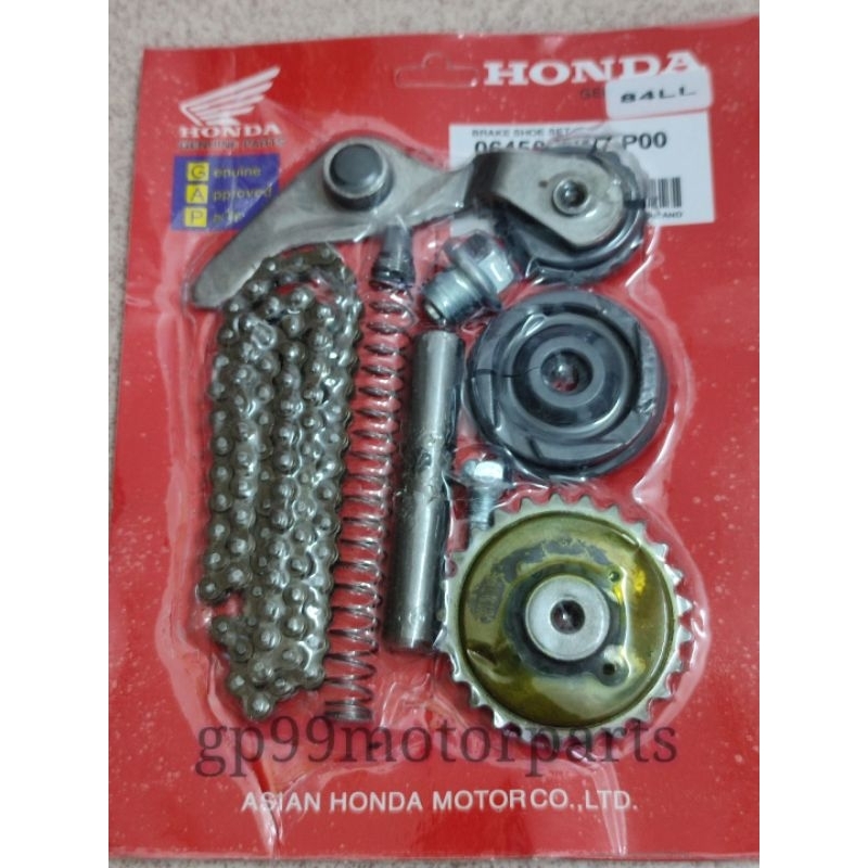 HONDA EX5 HIGH POWER TIMING ROLLER CHAIN 84L SET+TENSIONER 10 ITEM A