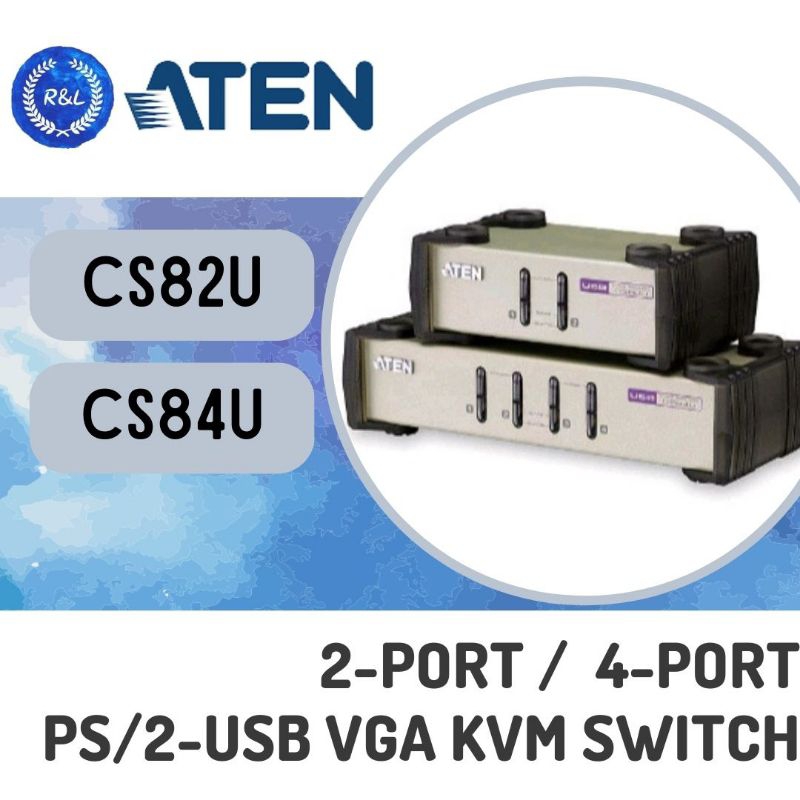 aten cs84u 4 port ps 2 usb vga kvm switch