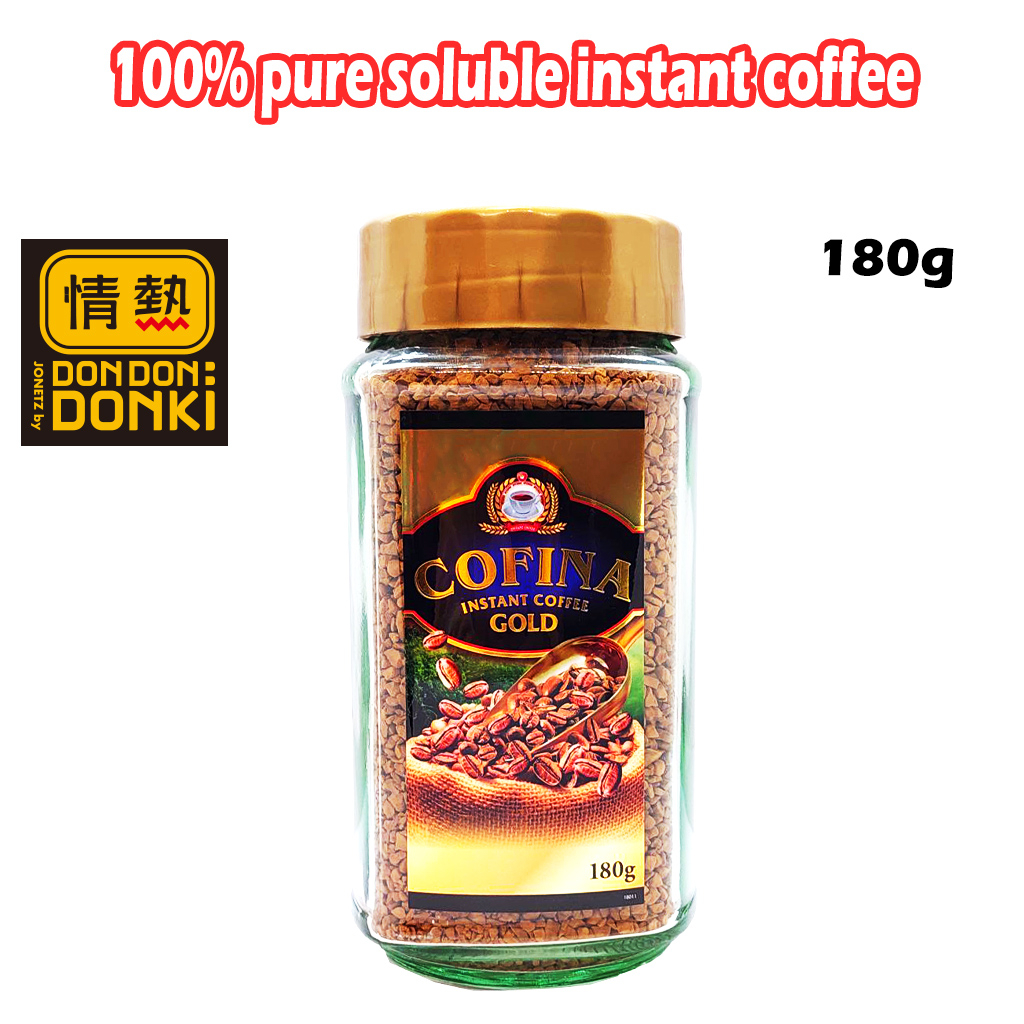 [DONKI] Cofina Instant Coffee Gold Blend 180g Shopee Malaysia