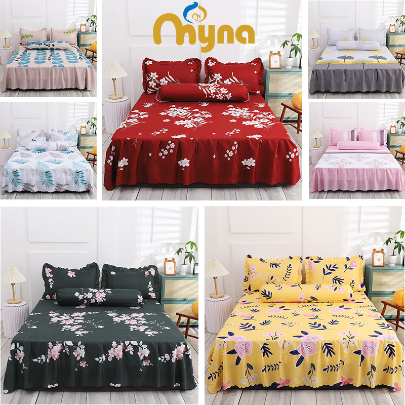 Stok Baru Cadar Ropol 4in1 King Size Cotton High Quality Cotton Fitted ...