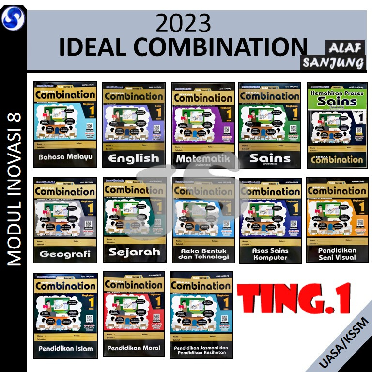 2023 Modul Inovasi 8 IDEAL COMBINATION Tingkatan 1 MODUL BERPANDU BUKU