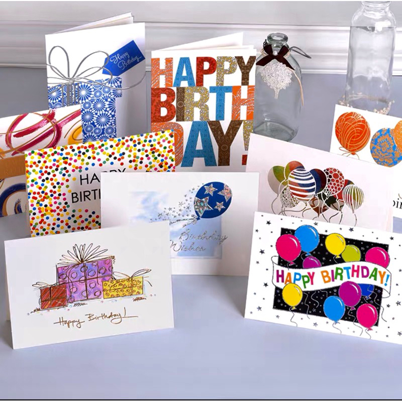 [Ready stock]New Design Happy Birthday wishing Card birthday card/Wish ...