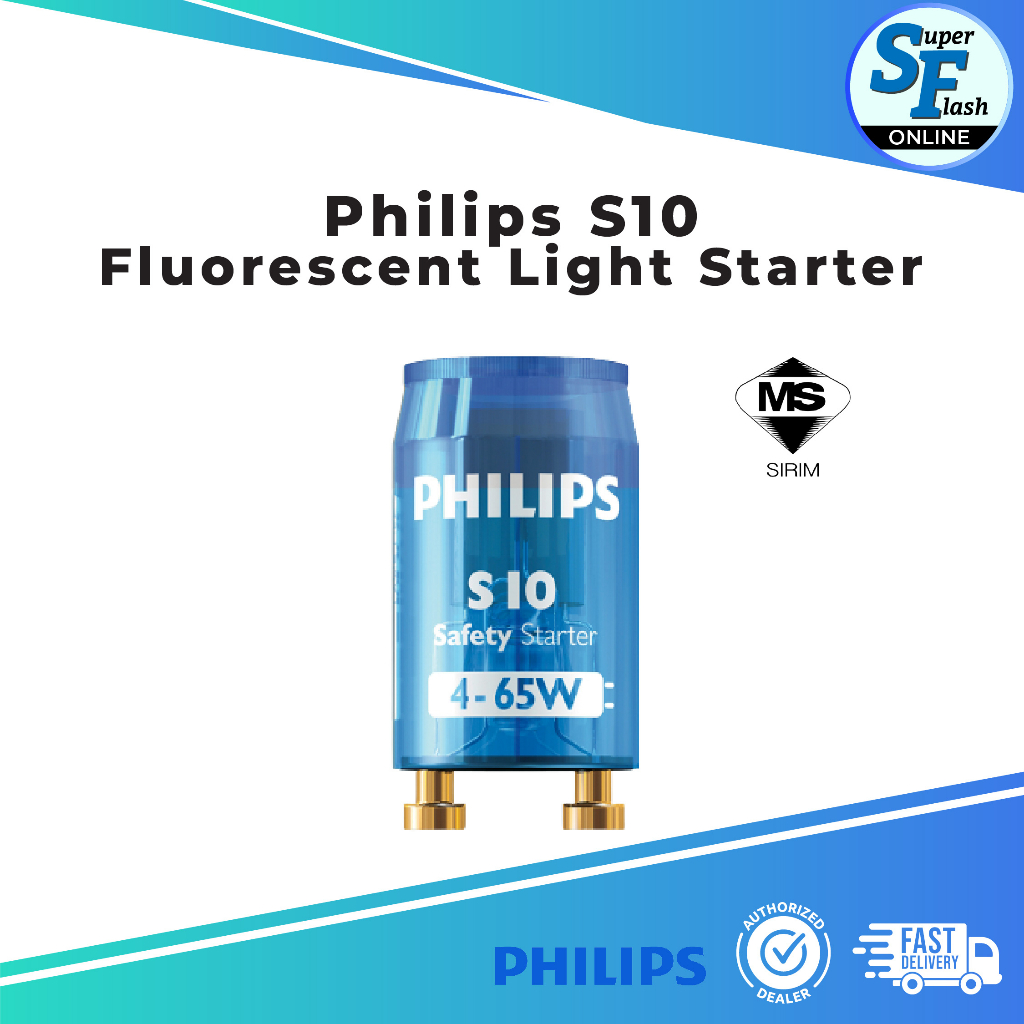 Philips S10 Fluorescent Light Starter (2pcs) Shopee Malaysia
