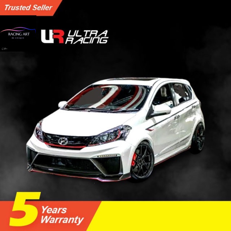 Perodua New Myvi Iconic 1.5L (2018-2023) - Ultra Racing Rear Lower Bar ...