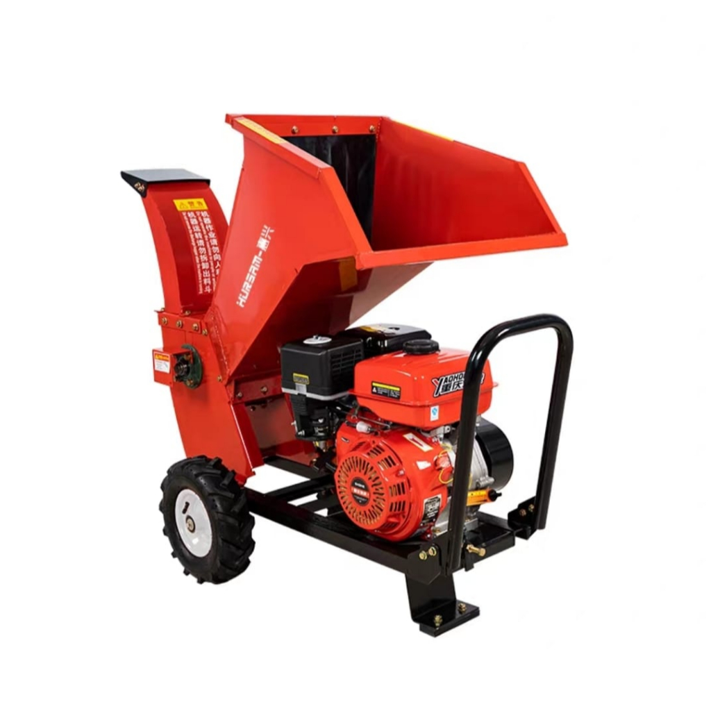 (15HP) Heavy Duty Petrol Wood Chipper Shredder Mesin Hancur Kayu ...