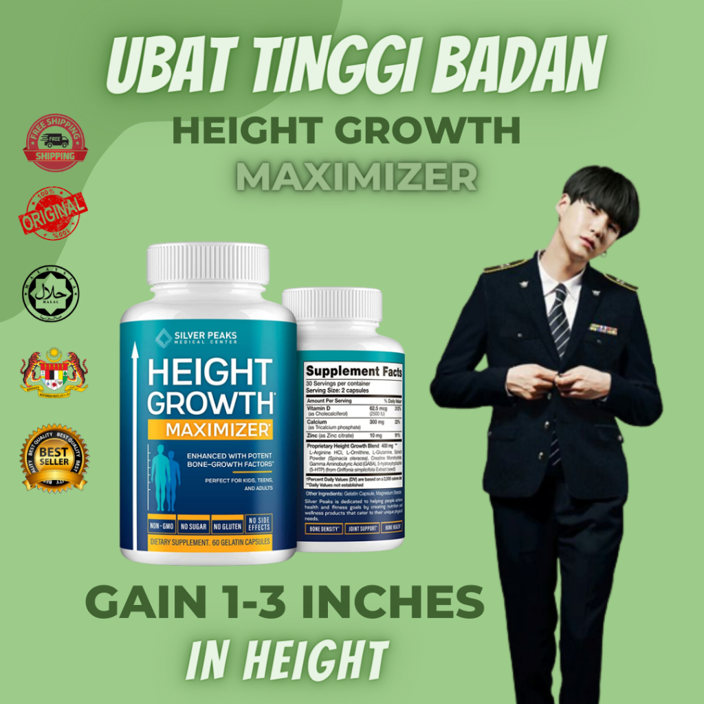 HEIGHT GROWTH MAXIMIZER SUPPLEMENT UBAT TINGGI BADAN ORIGINAL