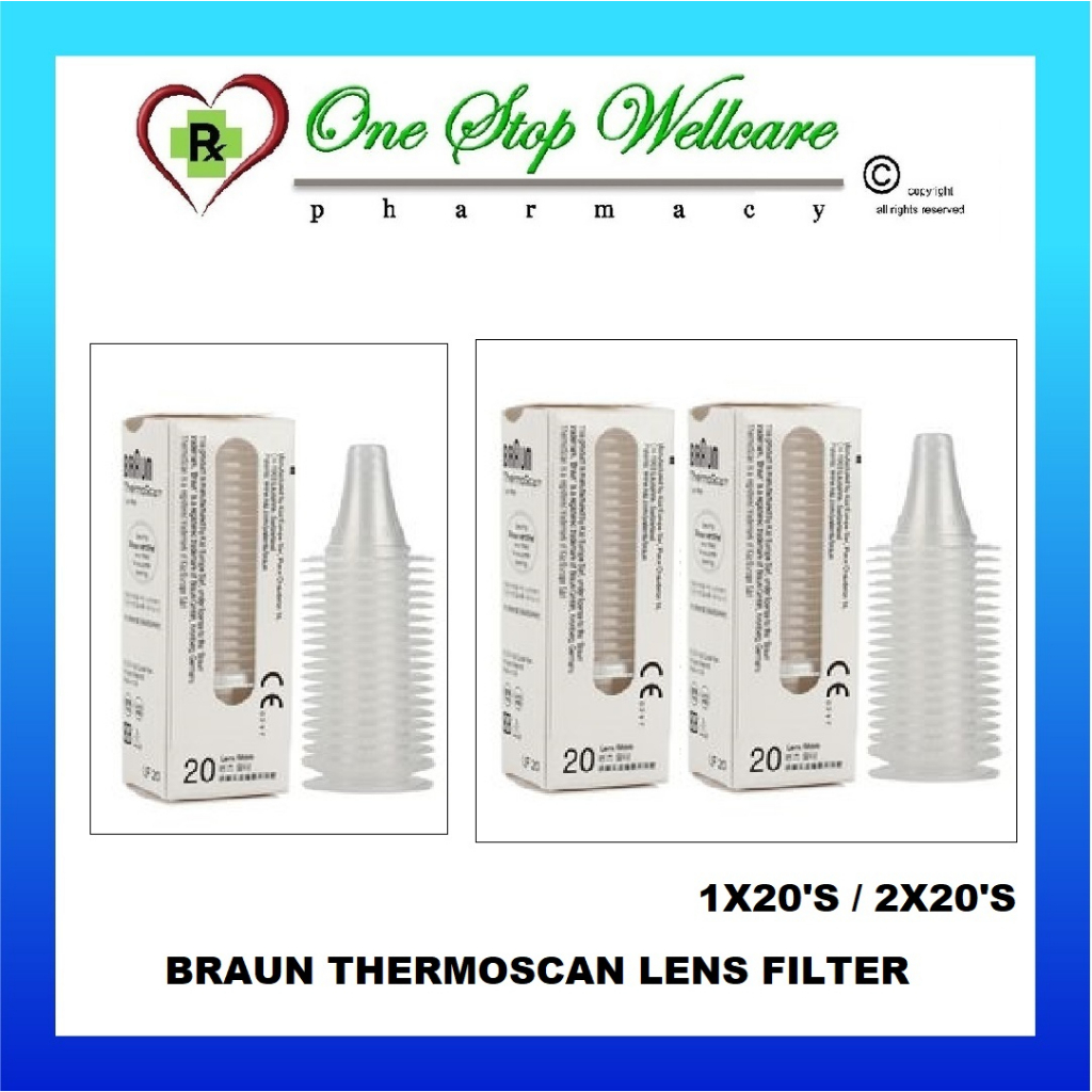 BRAUN THERMOSCAN LENS FILTER 1X20'S / 2X20'S Shopee Malaysia
