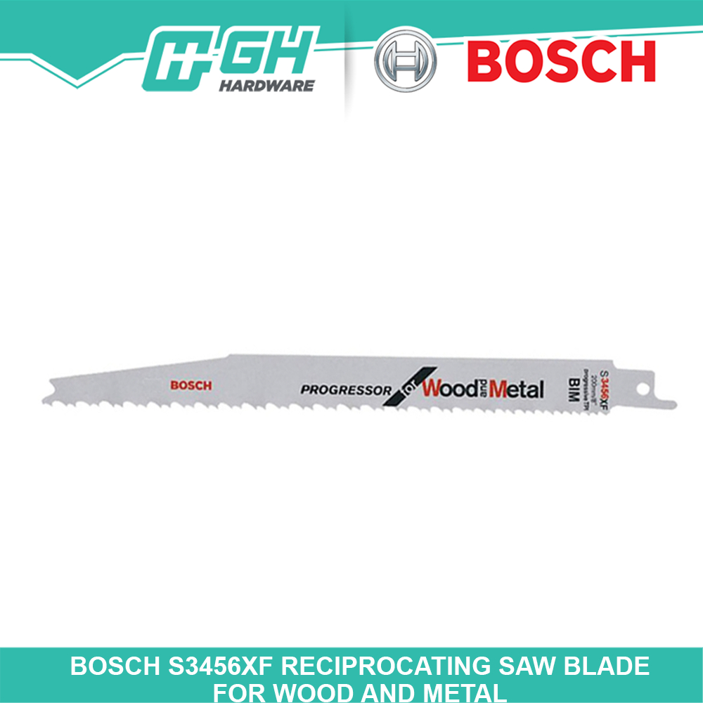 [ GH HARDWARE ] BOSCH S3456XF Reciprocating Saw Blade For Wood And