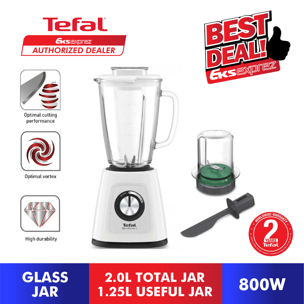 Tefal Blendforce II Blender (1.25L / 800W) BL4361 / BL436165 Glass
