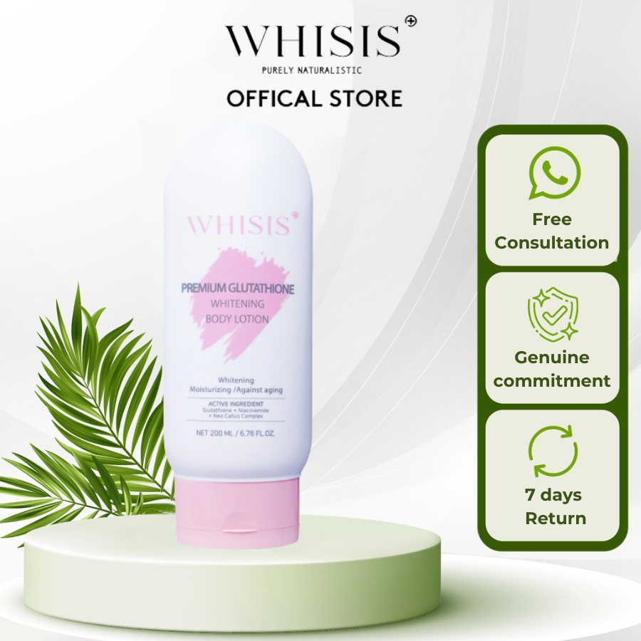 Whisis Premium Glutathione Whitening Body Lotion 200ml Shopee Malaysia