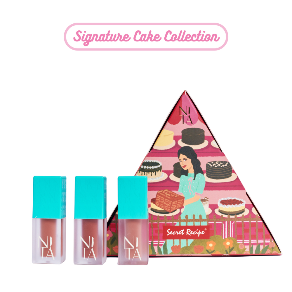 Nita x Secret Recipe Cake Collection - Mini Liquid Lipstick and Gleam Blusher