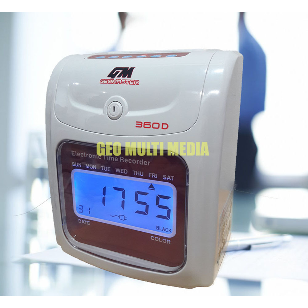 Geomaster Punch Card Time Recorder , Punch Card Machine Shopee Malaysia