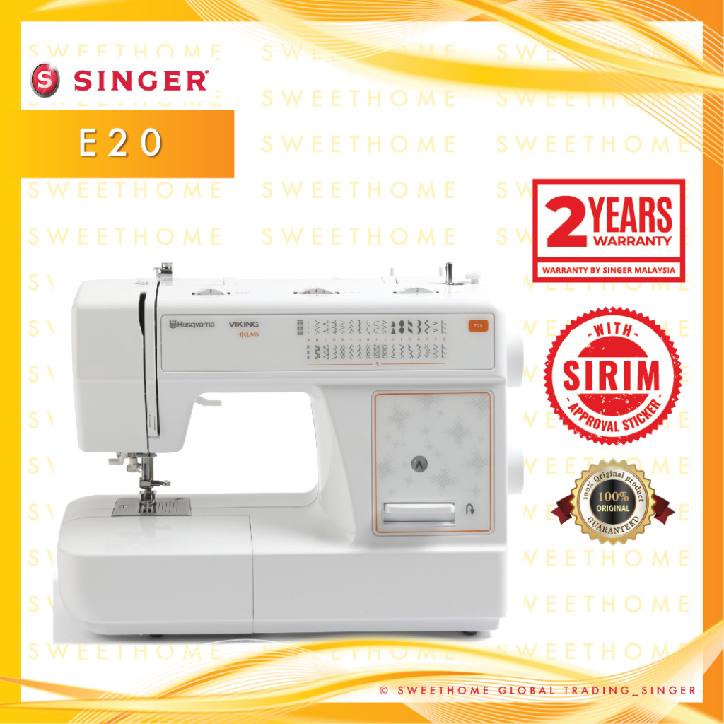 E20 Husqvarna Viking Sewing Machine Model HICLASS *Ready Stock and