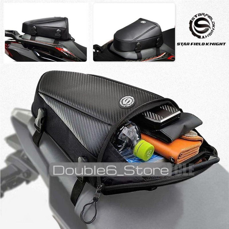 Motorcycle Rear Seat Bag Top Case Sling Beg Tail Bag Motosikal Belakang ...