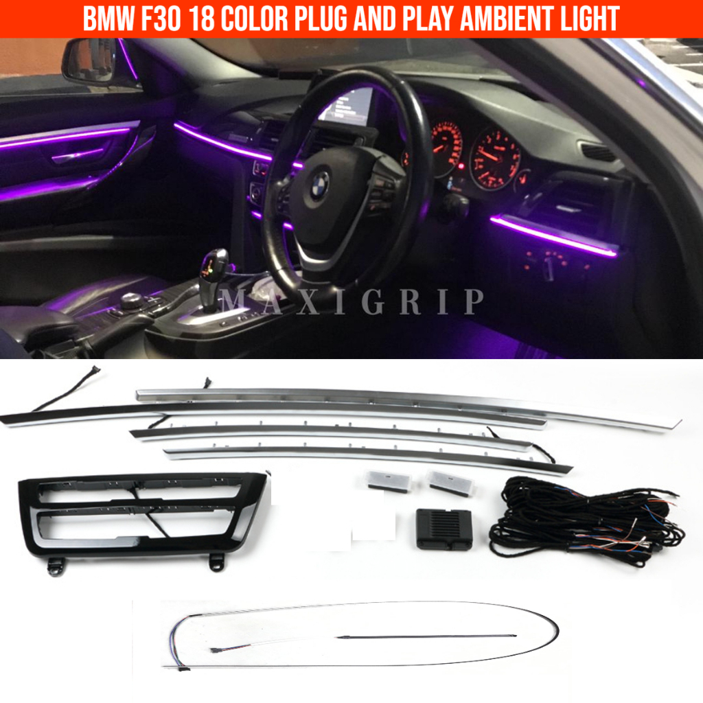 BMW F30 F32 F34 F36 18 colors interior LED trim center console full set ...