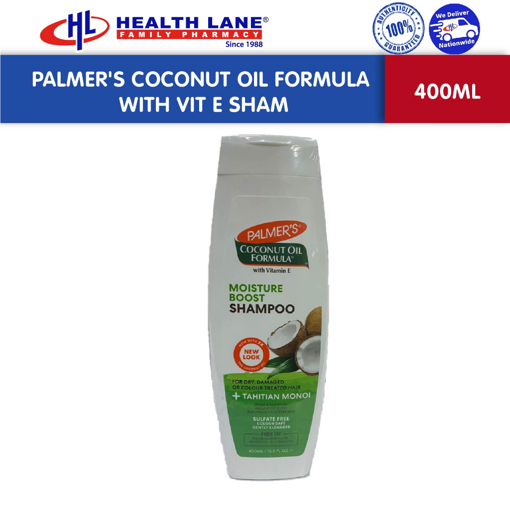 Palmer S Coconut Oil Formula With Vit E Shampoo 400ml Shopee Malaysia