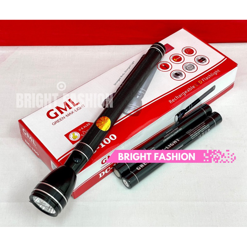 GHS/GML DC100 JAPAN TORCH LIGHT LONG RANGE LED FLASH TORCH LIGHT