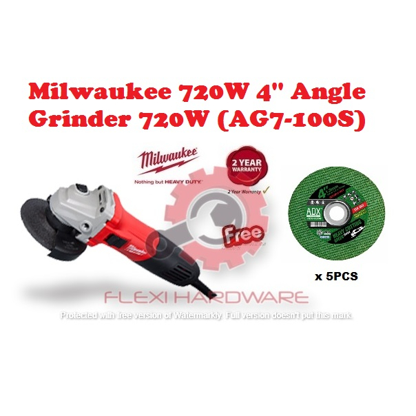 Milwaukee 4 deals inch angle grinder