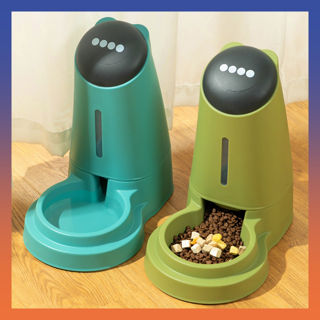 3.8L Pet Automatic Feeder Dog Cat Water Dispenser auto pet feeder Anjing Kucing Makanan Food