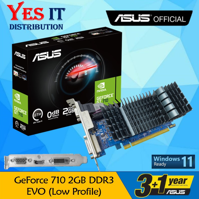 ASUS GeForce GT710/GT730 2GB DDR3 EVO/GT730 with 4 HDMI ports