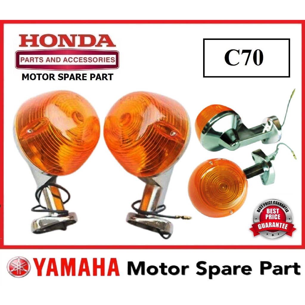 HONDA C70 REAR SIGNAL LAMP 0 LAMPU SIGNAL BELAKANG WINKER TURNING LIGHT ...