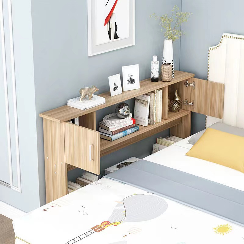 Bedside cabinet bookshelf bookcase wall shelf multifunctional locker ...