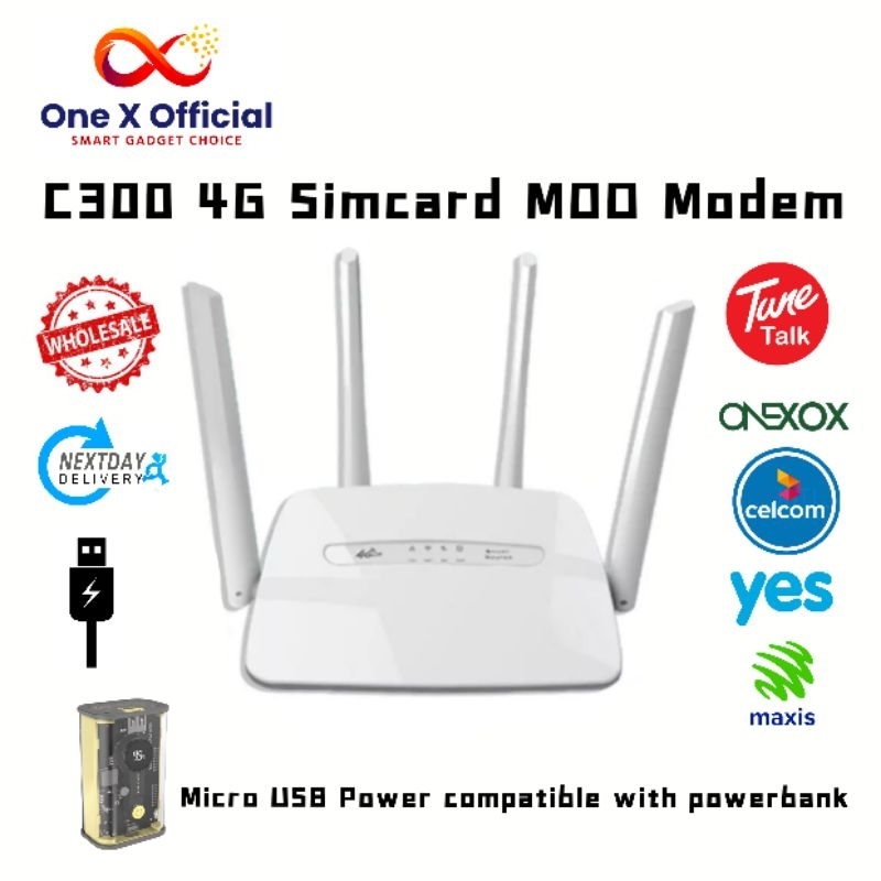 ready stock KL C300 home modem full band maxis yes Digi unify