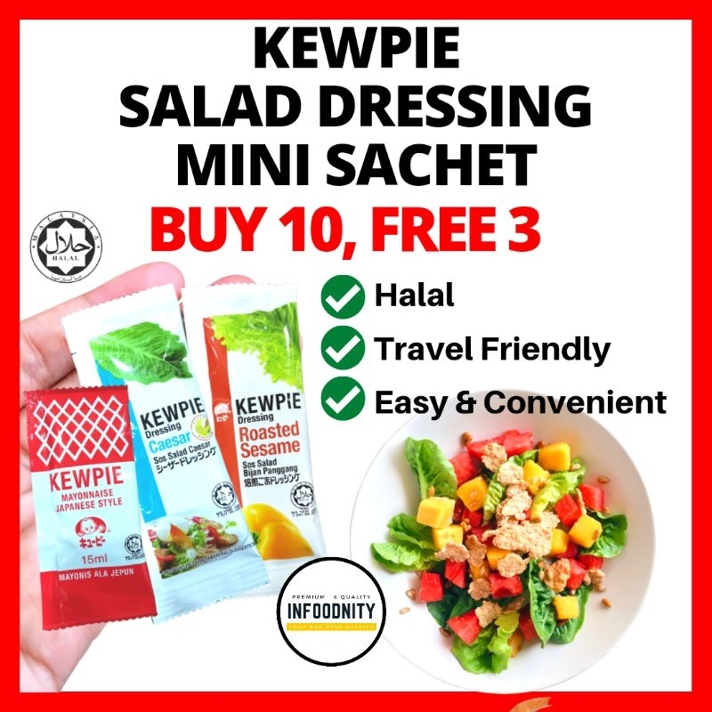 KEWPIE Roasted Sesame Kewpie Hot and Spicy Salad Dressing for Diet