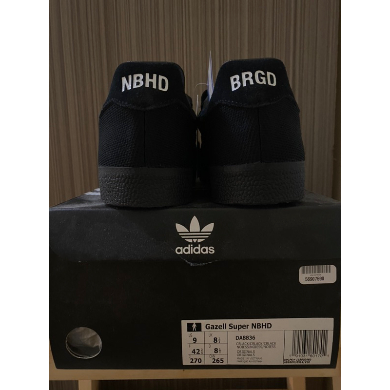 Adidas Gazelle X Neighborhood saiz 8.5 uk | Shopee Malaysia