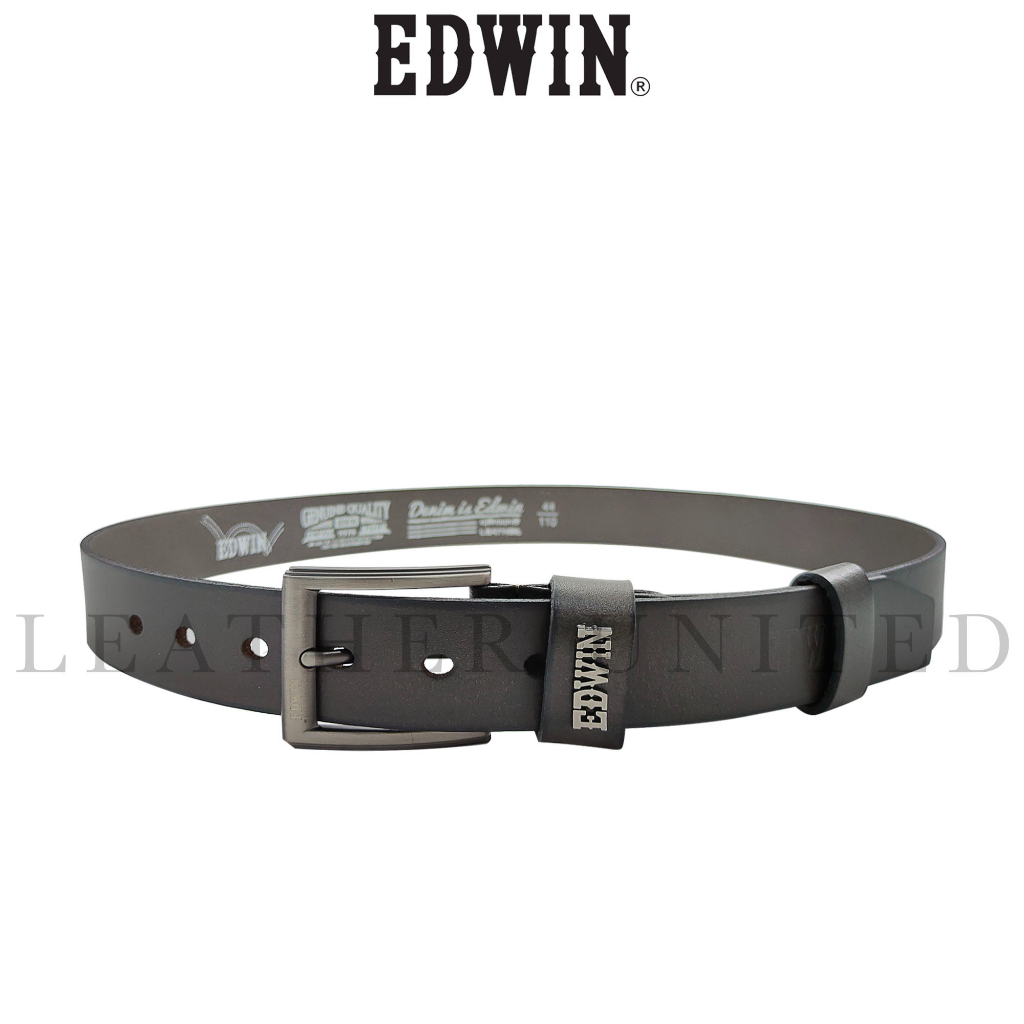 𝗘𝗗𝗪𝗜𝗡 𝗖𝗢𝗟𝗟𝗘𝗖𝗧𝗜𝗢𝗡 Genuine Top Grain Leather 30MM Pin Buckle Belt # ...