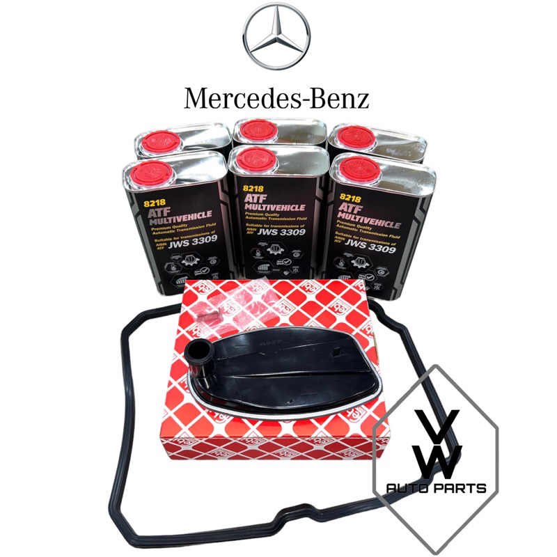 ( 100 FEBI BILSTEIN ) 722.6 AUTO FILTER & GASKET KIT WITH (MANNOL) ATF