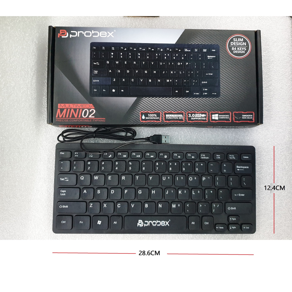PROBEX MINI USB KEYBOARD (KB-MINI/02) [READY STOCK] | Shopee Malaysia