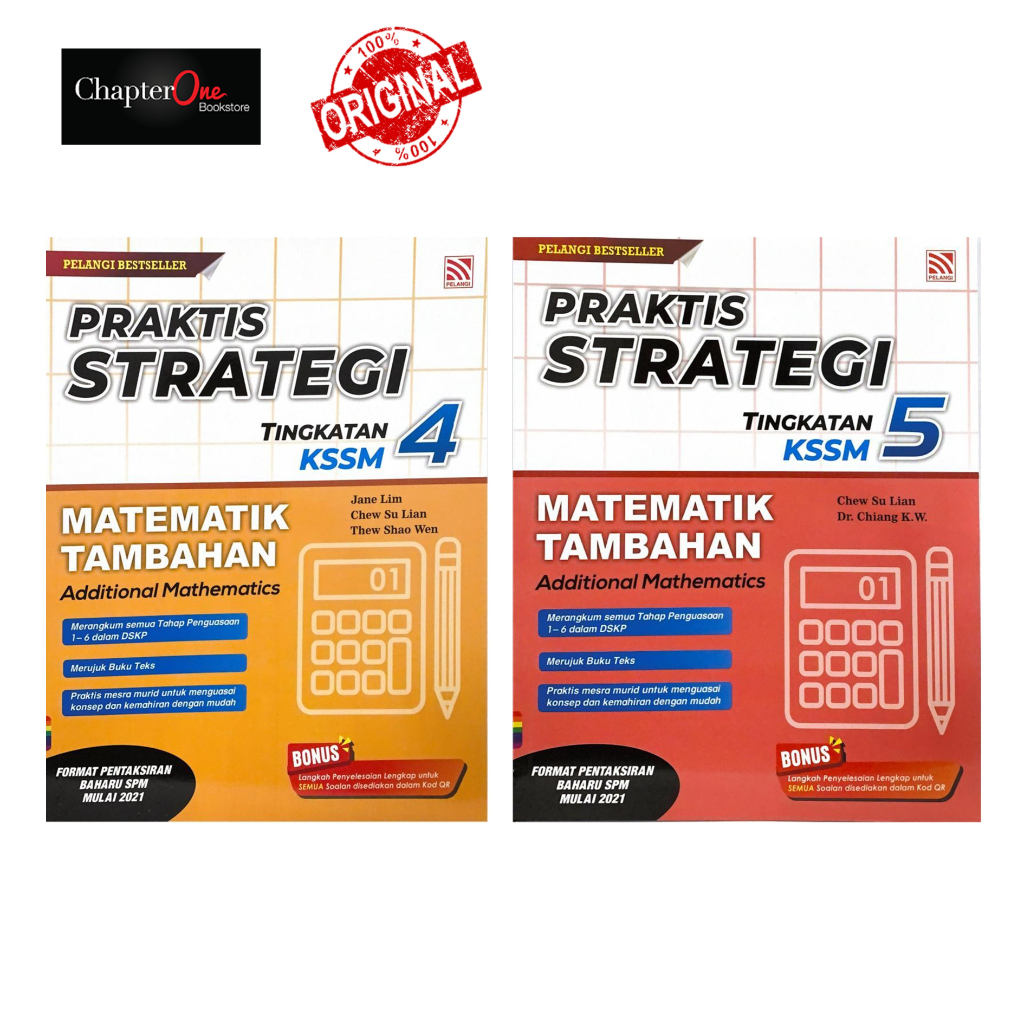 [Pelangi] Praktis Strategi KSSM | Matematik Tambahan / Additional ...