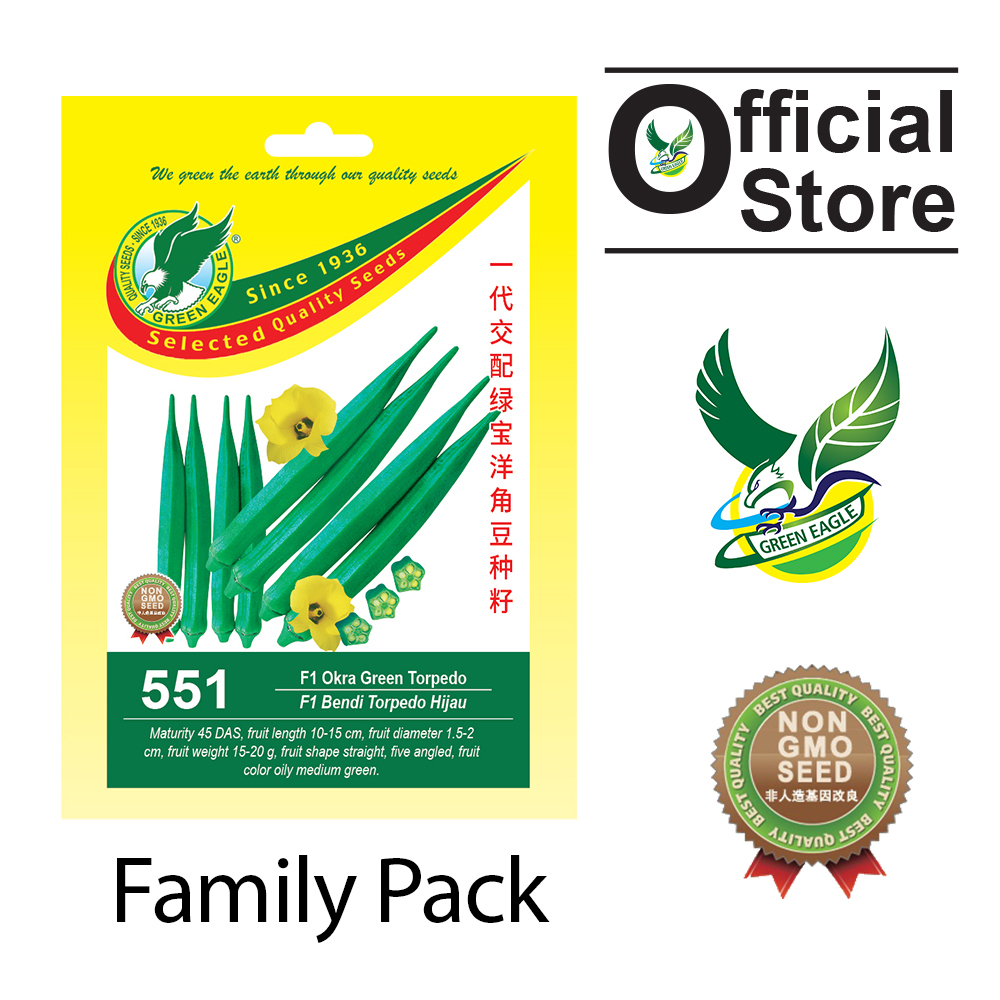 GE 551 F1 Hybrid Okra Green Torpedo Shopee Malaysia