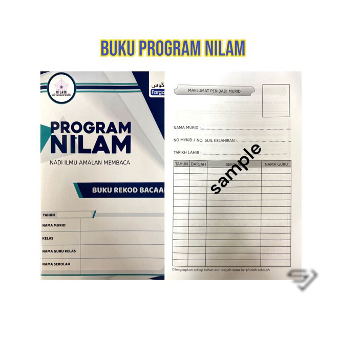 BUKU REKOD BACAAN NILAM | Shopee Malaysia