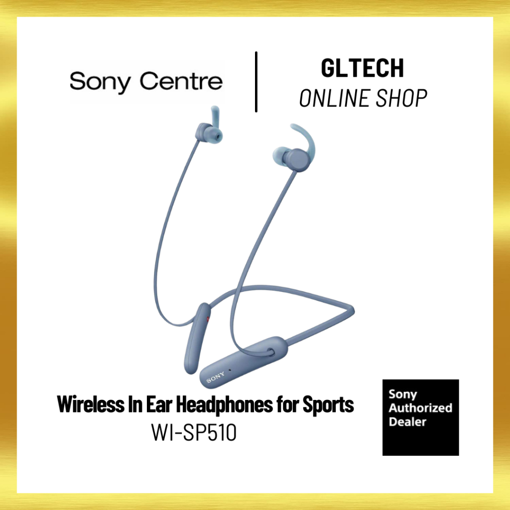 Sony [WI-SP510] Wireless In Ear Headphones for Sports Shopee
