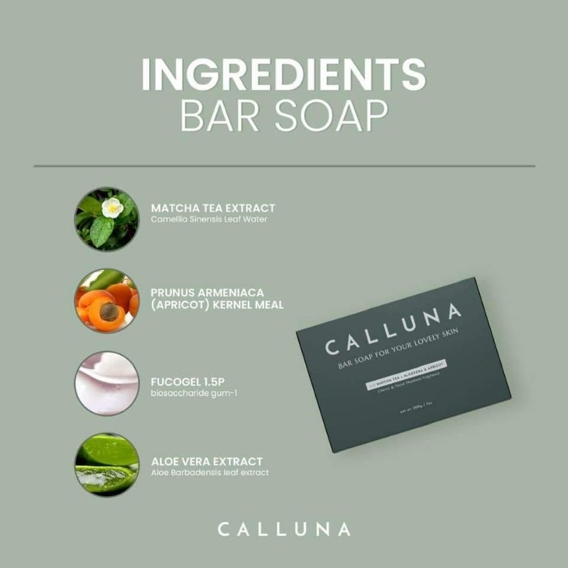 ORIGINAL HQ ‼️ CALLUNA BAR SOAP TREATMENT SOAP | Shopee Malaysia