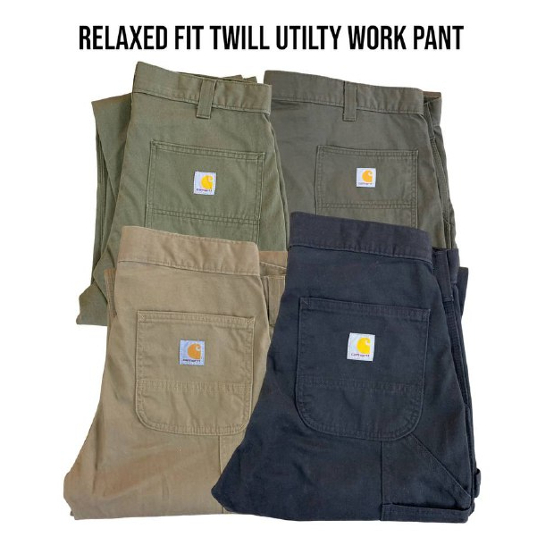CARHARTT RELAXED FIT TWILL UTILITY WORK PANT Shopee Malaysia